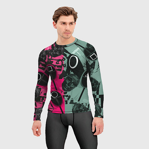 Мужской рашгард Маски из игры в кальмара / 3D-принт – фото 3