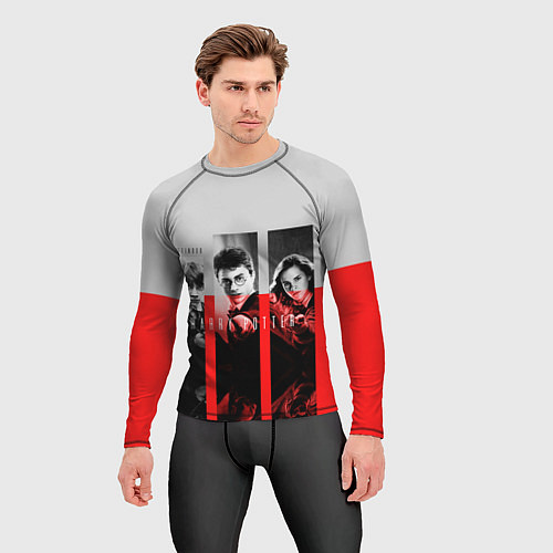 Мужской рашгард Гарри Поттер и его друзья / 3D-принт – фото 3