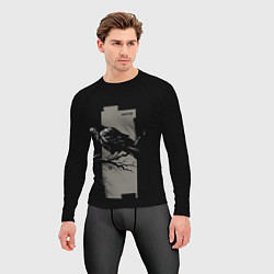 Рашгард мужской Dark raven, цвет: 3D-принт — фото 2