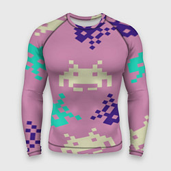 Мужской рашгард Пиксели фильтр