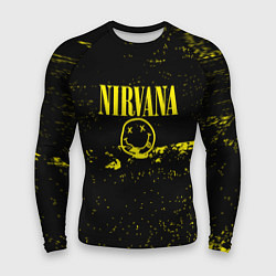 Рашгард мужской Нирвана шум, цвет: 3D-принт