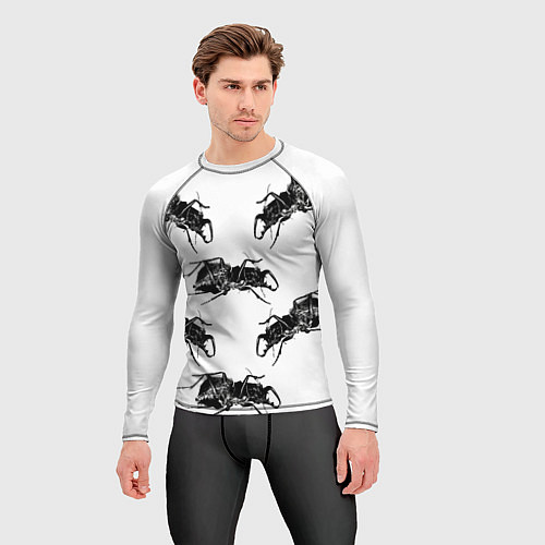Мужской рашгард Mezzanine album / 3D-принт – фото 3