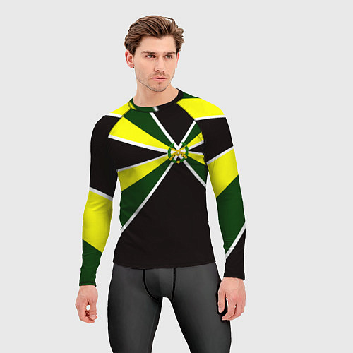 Мужской рашгард Мотострелковые войска: лавры / 3D-принт – фото 3