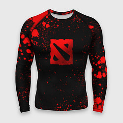 Рашгард мужской Красные брызги - Dota 2, цвет: 3D-принт