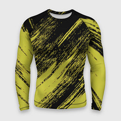 Рашгард мужской The color is black and yellow, цвет: 3D-принт