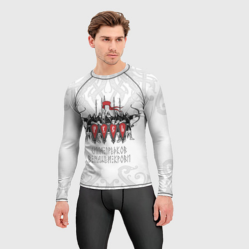 Мужской рашгард Русь дружина богатыри / 3D-принт – фото 3