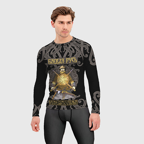 Мужской рашгард Боевая Русь русский богатырь / 3D-принт – фото 3