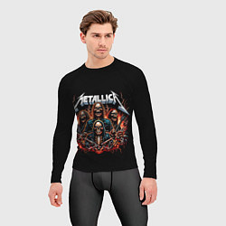 Рашгард мужской Metallica forever - thrash metal, цвет: 3D-принт — фото 2