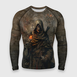 Рашгард мужской Бродячий воин-скелет, цвет: 3D-принт