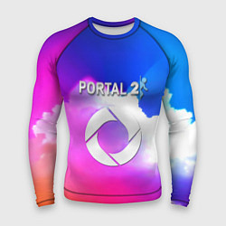 Рашгард мужской Portal закат, цвет: 3D-принт