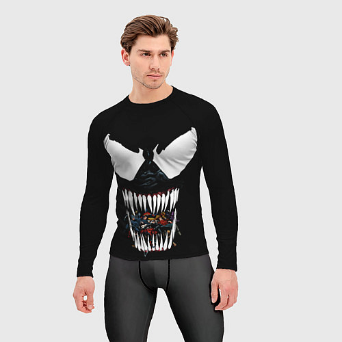 Мужской рашгард Веном жрет / 3D-принт – фото 3
