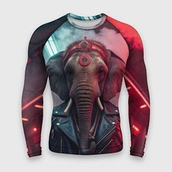 Мужской рашгард Cyberpunk elephant