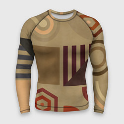 Мужской рашгард Геометрические фигуры 2025