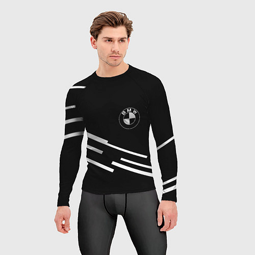 Мужской рашгард BMW geometry line / 3D-принт – фото 3