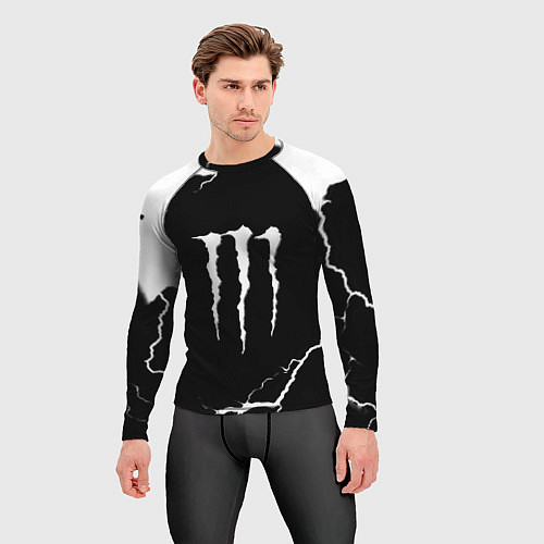 Мужской рашгард Monster energy storm energy / 3D-принт – фото 3