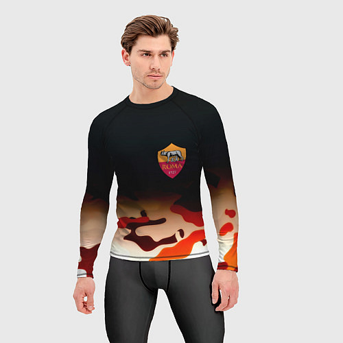 Мужской рашгард Roma камуфляжный стиль / 3D-принт – фото 3