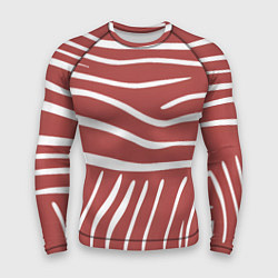 Мужской рашгард Полоски красной зебры