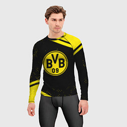 Рашгард мужской Borussia полосы, цвет: 3D-принт — фото 2