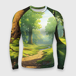 Рашгард мужской Fabulous forest, цвет: 3D-принт