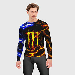 Рашгард мужской Monster energy шторм, цвет: 3D-принт — фото 2