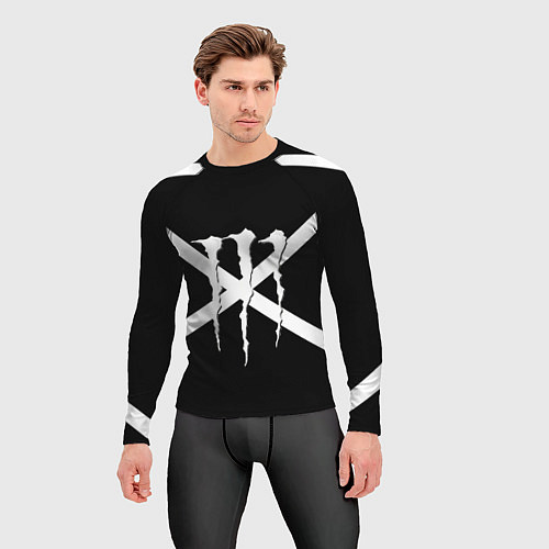 Мужской рашгард Monster energy line / 3D-принт – фото 3