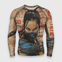 Рашгард мужской Боец Мортал комбат Китана, цвет: 3D-принт