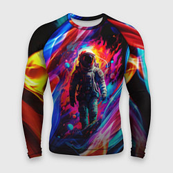 Мужской рашгард Космос пламенный