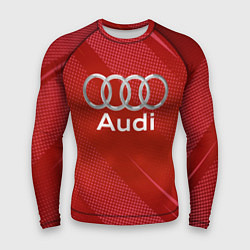 Рашгард мужской Audi - абстракция, цвет: 3D-принт