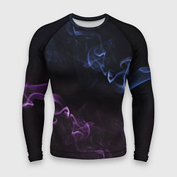 Мужской рашгард Color black blue pink