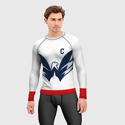 Рашгард мужской Александр Овечкин альтернативная форма, цвет: 3D-принт — фото 2
