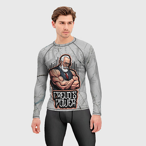 Мужской рашгард Cила Зигмунда Фрейда / 3D-принт – фото 3