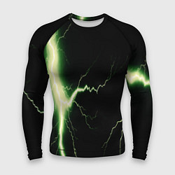 Рашгард мужской Lightning yellow текстура, цвет: 3D-принт