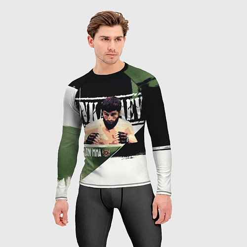 Мужской рашгард Магомед Анкалаев боец ММА / 3D-принт – фото 3