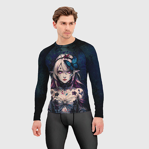 Мужской рашгард Кастория дарк реализм / 3D-принт – фото 3