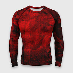 Мужской рашгард Абстракция - red trash darkness