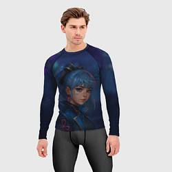 Рашгард мужской Камисато Аяка киберпанк, цвет: 3D-принт — фото 2