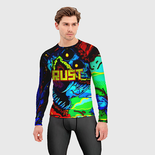 Мужской рашгард Rust hyperbeast / 3D-принт – фото 3