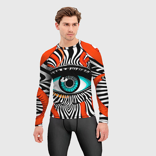 Мужской рашгард Глаз / 3D-принт – фото 3