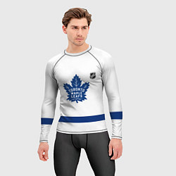 Рашгард мужской Торонто Мейпл Лифс - хоккейная команда, цвет: 3D-принт — фото 2