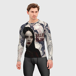 Рашгард мужской Билли Айлиш в стиле готики, цвет: 3D-принт — фото 2