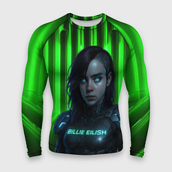 Рашгард мужской Билли Айлиш космический костюм, цвет: 3D-принт