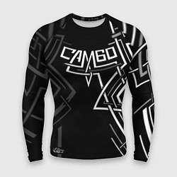 Рашгард мужской Самбо движение в узоре, цвет: 3D-принт
