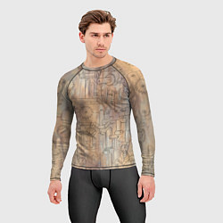 Рашгард мужской Стимпанк элементы, цвет: 3D-принт — фото 2