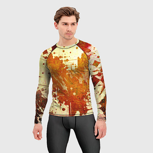 Мужской рашгард Абстракция - sunspot / 3D-принт – фото 3