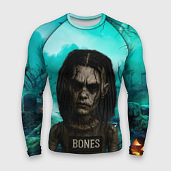 Мужской рашгард Bones в стиле хоррор куклы