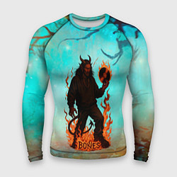 Рашгард мужской Bones в стиле демона, цвет: 3D-принт