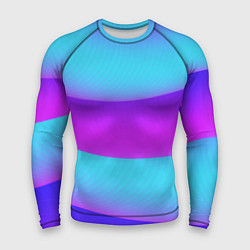 Рашгард мужской Неоновый прилив, цвет: 3D-принт