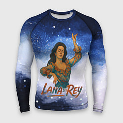 Рашгард мужской Lana Del Rey танцует, цвет: 3D-принт
