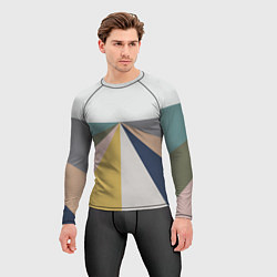 Рашгард мужской Черное солнце красная луна, цвет: 3D-принт — фото 2