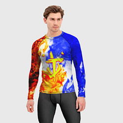 Рашгард мужской Doom битва огня, цвет: 3D-принт — фото 2